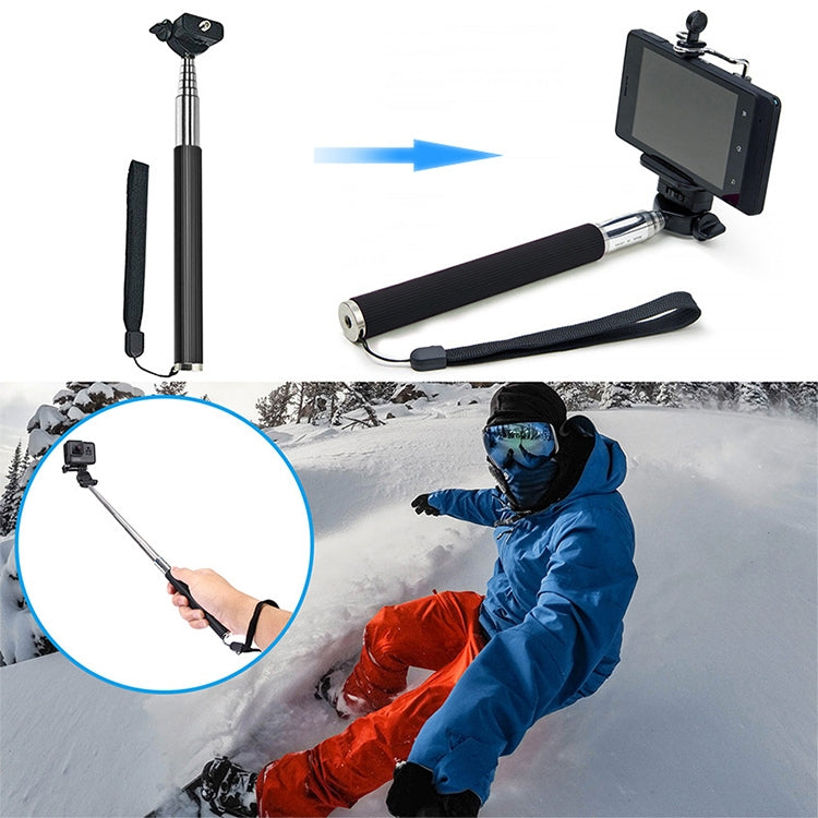 Extendable Handheld Monopod / Adjustable Handheld Selfie Monopod for Camera / iPhone / Galaxy(Black)