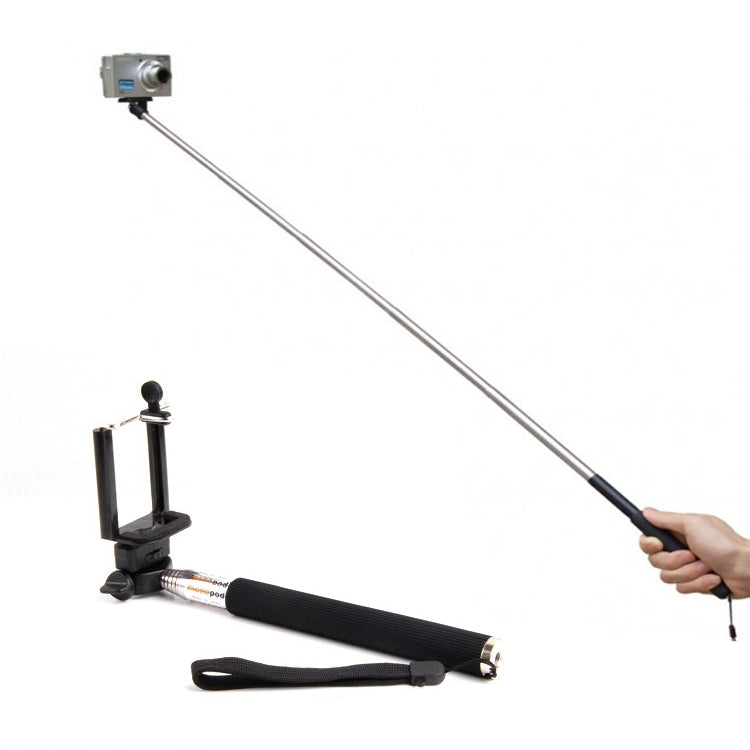 Extendable Handheld Monopod / Adjustable Handheld Selfie Monopod for Camera / iPhone / Galaxy(Black)