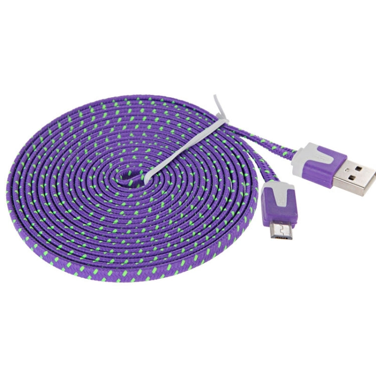 3m Woven Style Micro USB to USB Data / Charging Cable for Samsung Galaxy S7 & S7 Edge / LG G4 / Huawei P8 / Xiaomi Mi4 and other Smartphones