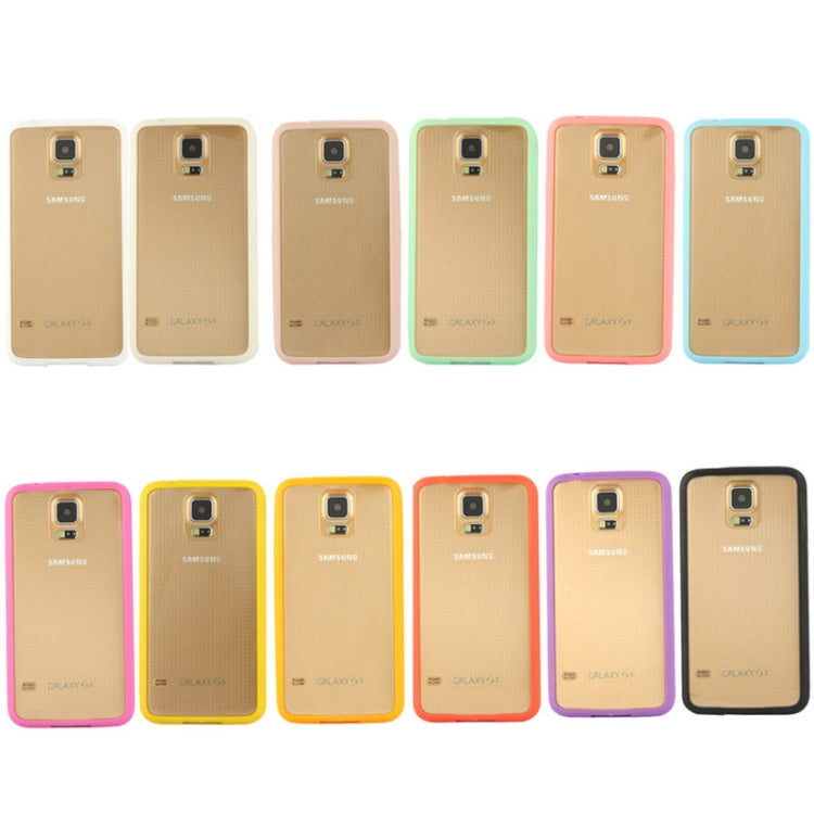 Transparent Plastic + TPU Frame Case for Galaxy S5 / G900