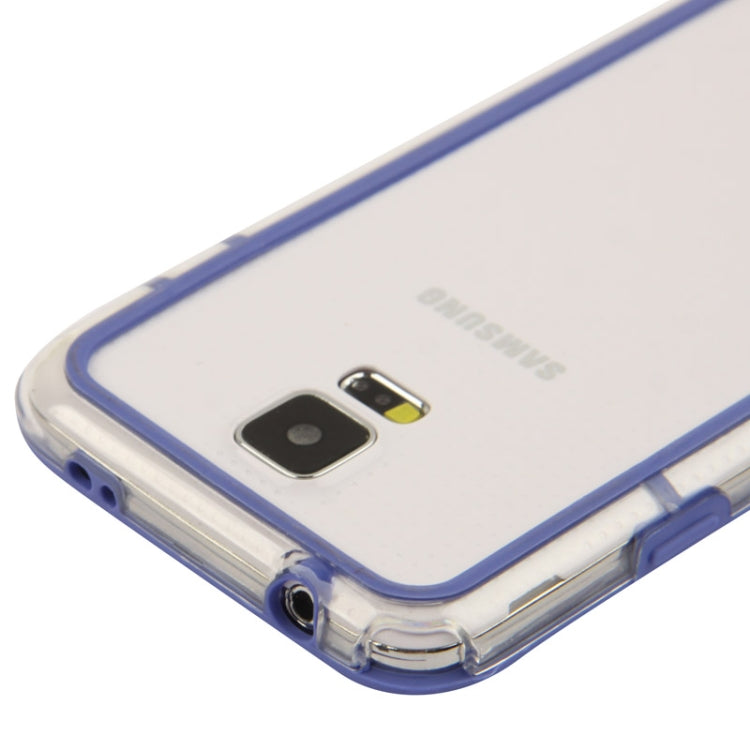 Transparent Plastic + TPU Bumper Frame for Galaxy S5 / G900