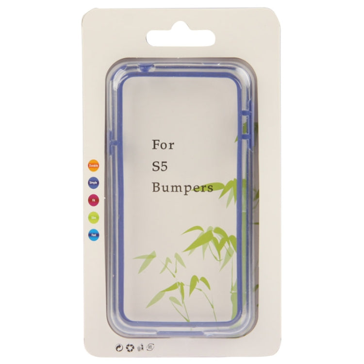 Transparent Plastic + TPU Bumper Frame for Galaxy S5 / G900