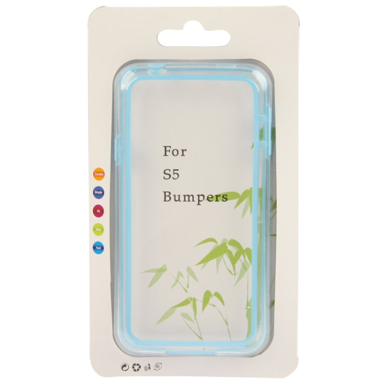 Transparent Plastic + TPU Bumper Frame for Galaxy S5 / G900
