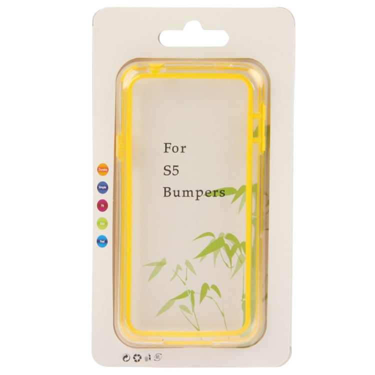 Transparent Plastic + TPU Bumper Frame for Galaxy S5 / G900