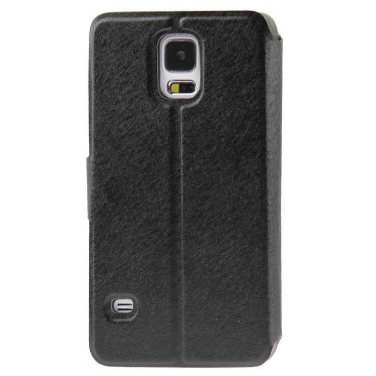 Hairline Texture Flip Leather Case with Card Slots & Holder for Galaxy S5 / G900