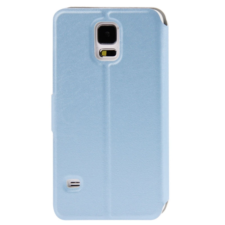 Hairline Texture Flip Leather Case with Card Slots & Holder for Galaxy S5 / G900