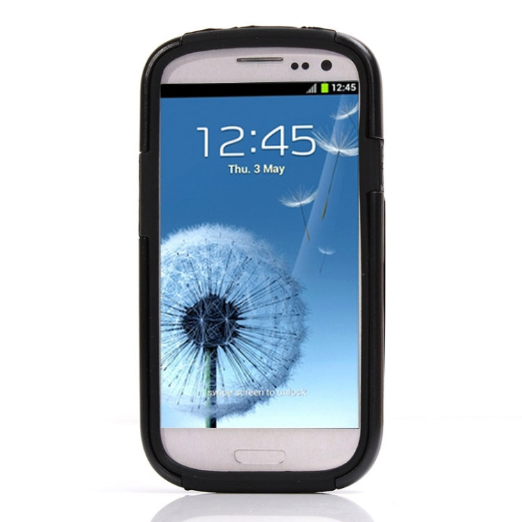 Silicone + Plastic Combination Case with Holder for Galaxy SIII / i9300