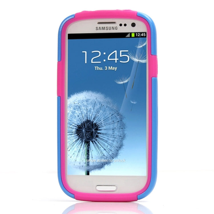 Silicone + Plastic Combination Case with Holder for Galaxy SIII / i9300