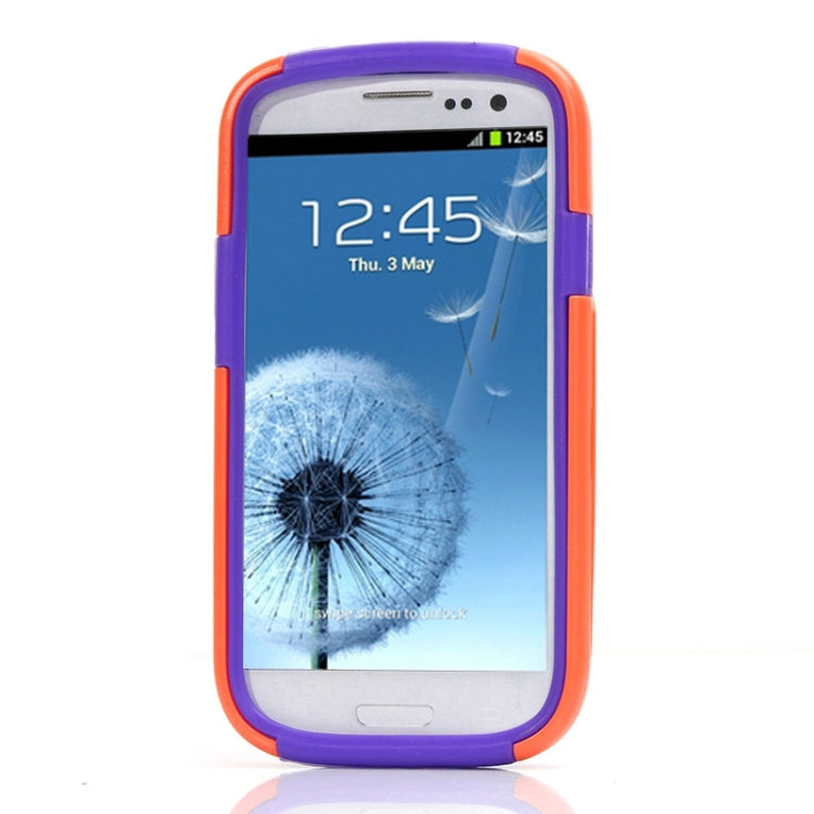 Silicone + Plastic Combination Case with Holder for Galaxy SIII / i9300