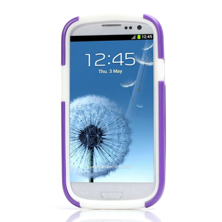 Silicone + Plastic Combination Case with Holder for Galaxy SIII / i9300
