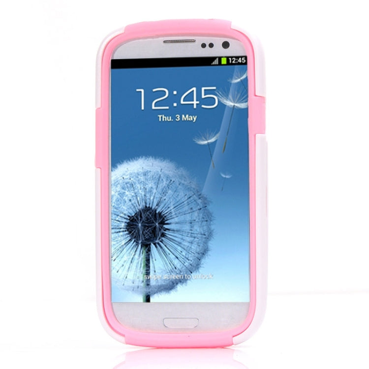 Silicone + Plastic Combination Case with Holder for Galaxy SIII / i9300