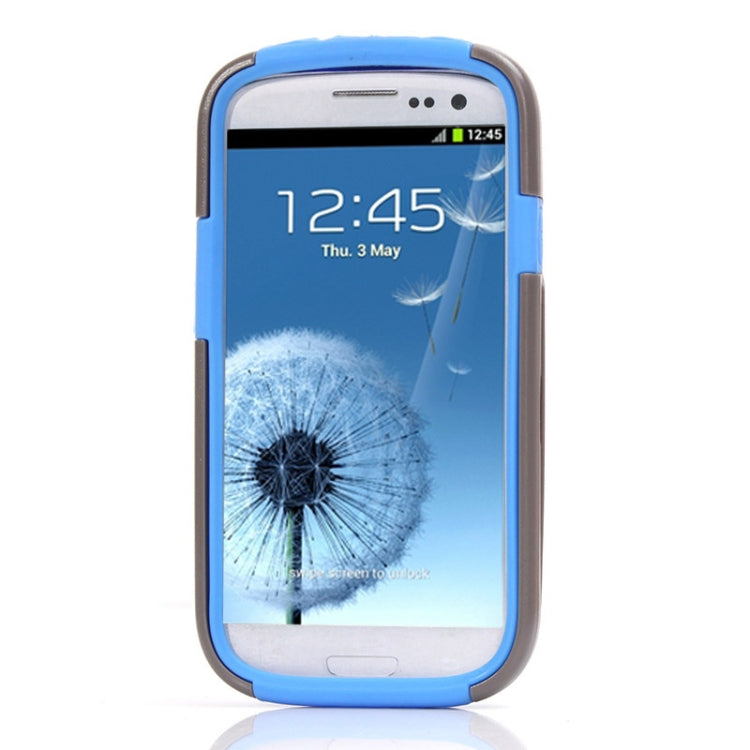 Silicone + Plastic Combination Case with Holder for Galaxy SIII / i9300