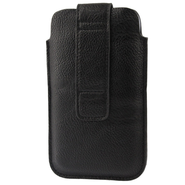 Universal Leather Case Pocket Sleeve Bag with Earphone Pocket for Galaxy Note II / N7100 / i9220