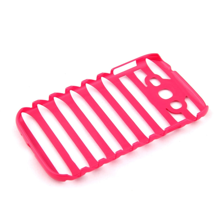 ENKAY Ladder Style Hollow Plastic Case for Galaxy Grand Duos / i9082(Magenta)