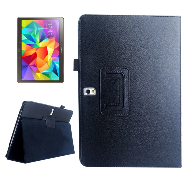 Lichee Texture Horizontal Flip Leather Case with Holder for Galaxy Tab S 10.5 / T800