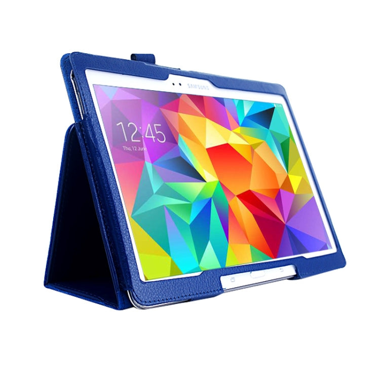 Lichee Texture Horizontal Flip Leather Case with Holder for Galaxy Tab S 10.5 / T800