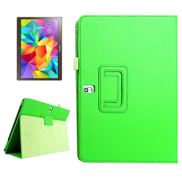 Lichee Texture Horizontal Flip Leather Case with Holder for Galaxy Tab S 10.5 / T800