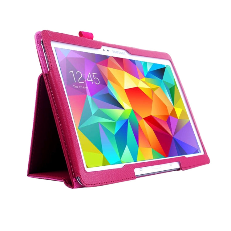 Lichee Texture Horizontal Flip Leather Case with Holder for Galaxy Tab S 10.5 / T800