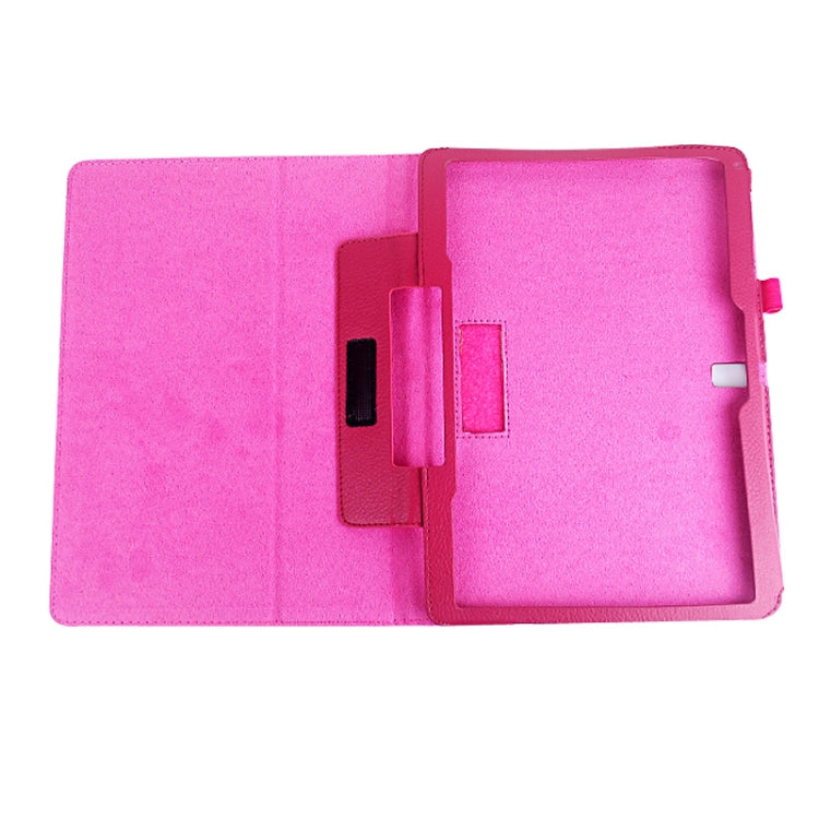 Lichee Texture Horizontal Flip Leather Case with Holder for Galaxy Tab S 10.5 / T800