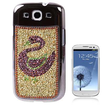 Domestic Geese Pattern Diamond Series Plating Protective Case for Galaxy SIII / i9300