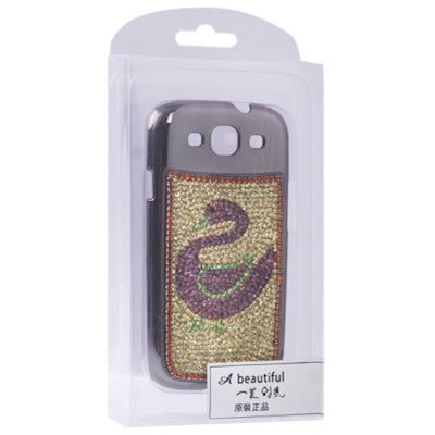 Domestic Geese Pattern Diamond Series Plating Protective Case for Galaxy SIII / i9300