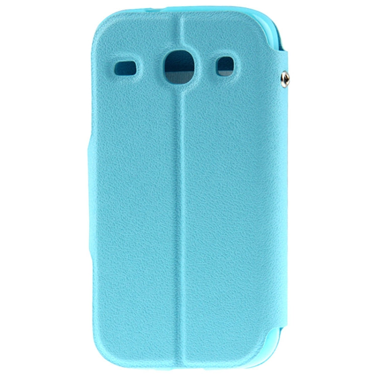 Pebble Texture Flip Leather Case with Call Display ID & Holder for Galaxy Ace 3 / S7270 / S7272