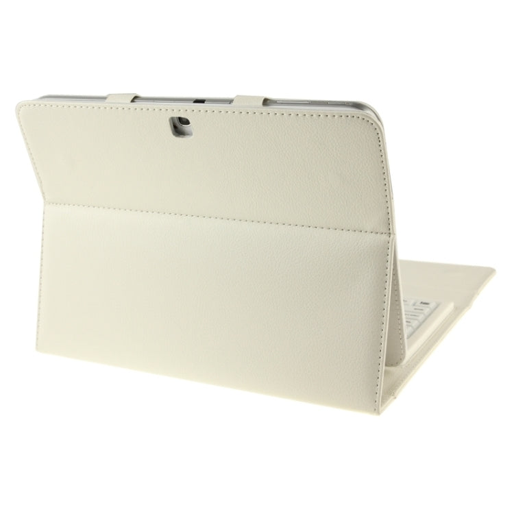 Bluetooth 3.0 Keyboard Leather Tablet Case with Holder for Galaxy Tab 4 10.1 / T530