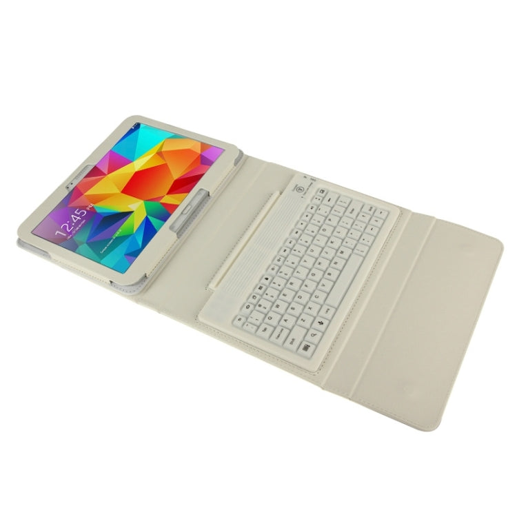 Bluetooth 3.0 Keyboard Leather Tablet Case with Holder for Galaxy Tab 4 10.1 / T530