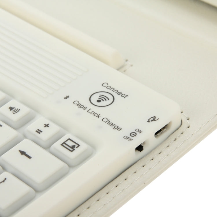 Bluetooth 3.0 Keyboard Leather Tablet Case with Holder for Galaxy Tab 4 10.1 / T530