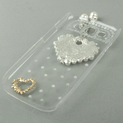 Pearl Diamond Encrusted Crystal Case for Galaxy SIII / i9300(Transparent)