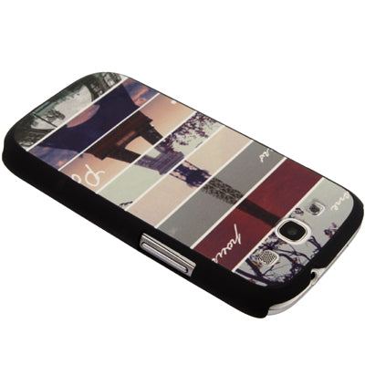 Emboss Eiffel Tower Pattern Plastic Case for Galaxy SIII / i9300