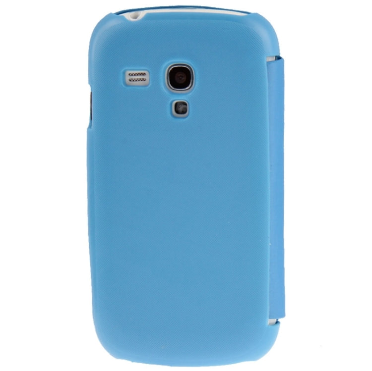 Brushed Texture Horizontal Flip Magnetic Buckle Leather Protective Case for Galaxy SIII mini / i8190