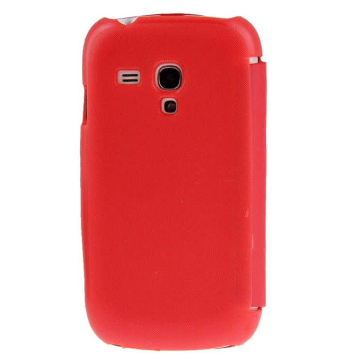 Brushed Texture Horizontal Flip Magnetic Buckle Leather Protective Case for Galaxy SIII mini / i8190