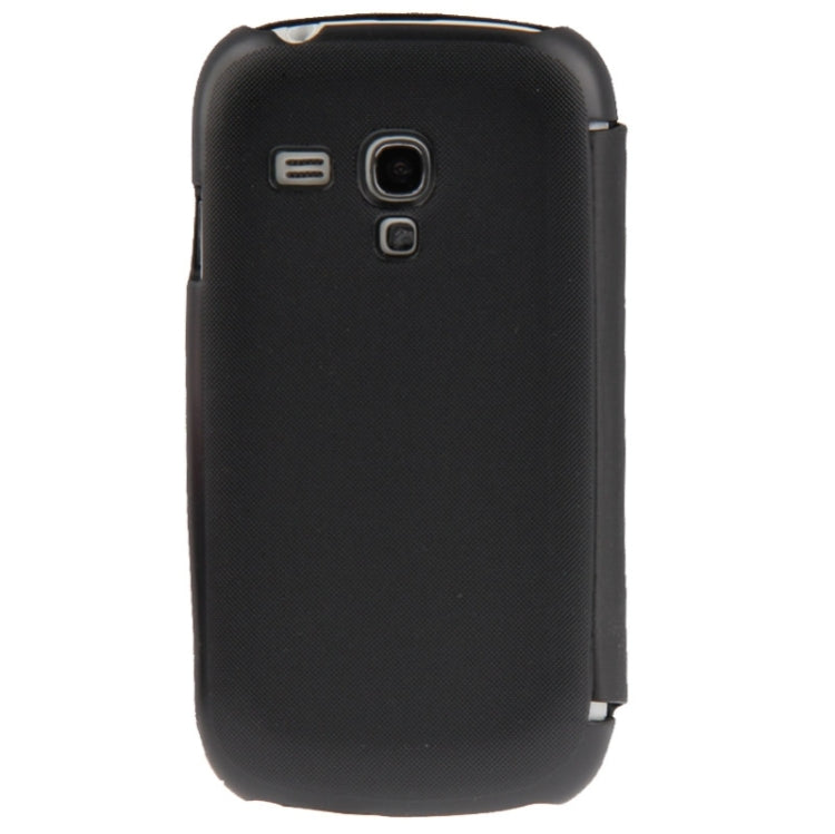 Brushed Texture Horizontal Flip Magnetic Buckle Leather Protective Case for Galaxy SIII mini / i8190
