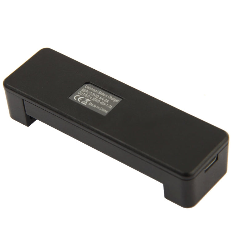 Universal Battery Dock Charger for Galaxy S5 / S IV / S III, Adjustable Length: 80mm~110mm(Black)