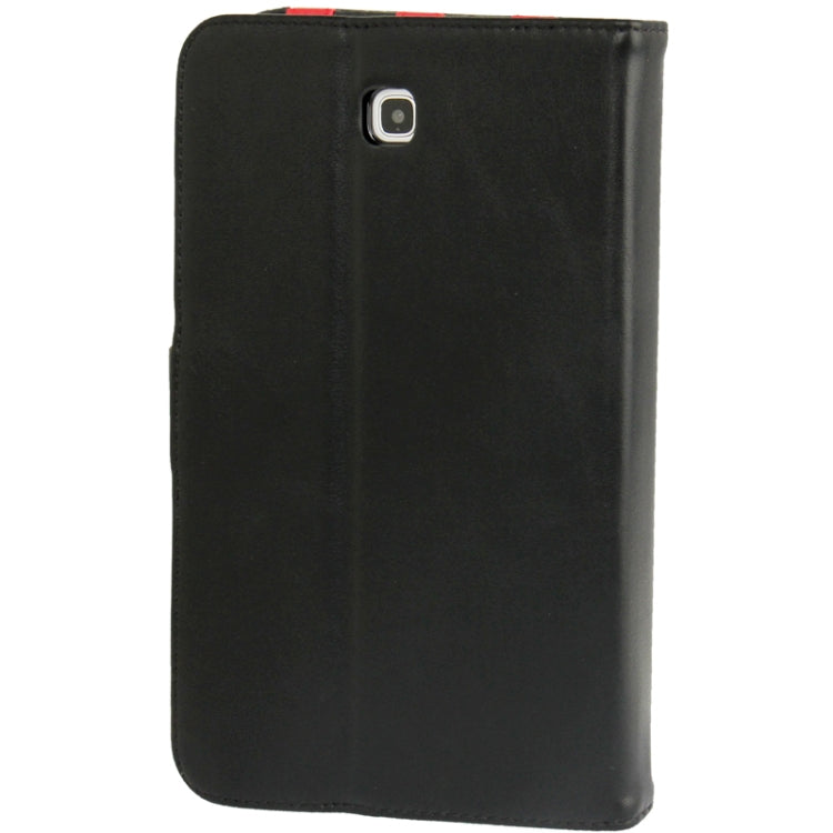 Imitation Sheepskin Texture Leather Cover with 3-angle Adjustable Viewing Holder for Galaxy Tab 3 (7.0) / P3200 / P3210,