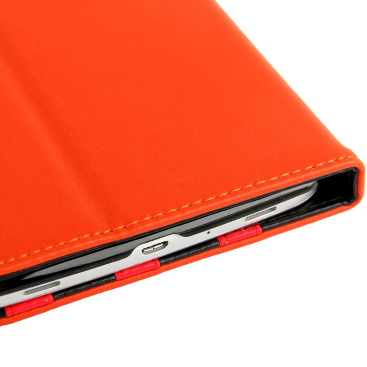 Imitation Sheepskin Texture Leather Cover with 3-angle Adjustable Viewing Holder for Galaxy Tab 3 (7.0) / P3200 / P3210,