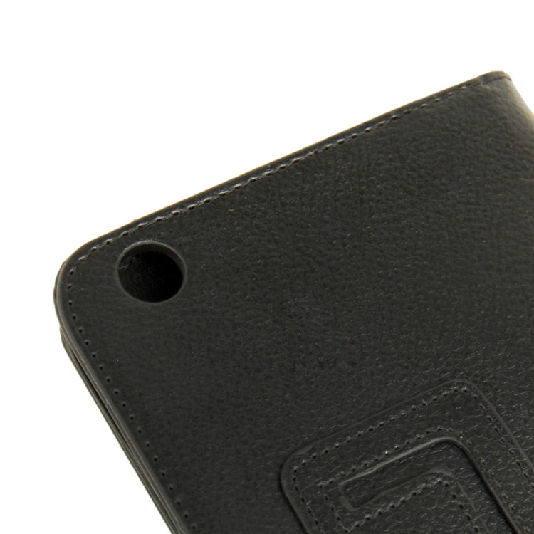 Litchi Texture Leather Case with Holder for Galaxy Tab 3 (8.0) / T3110 / T3100,
