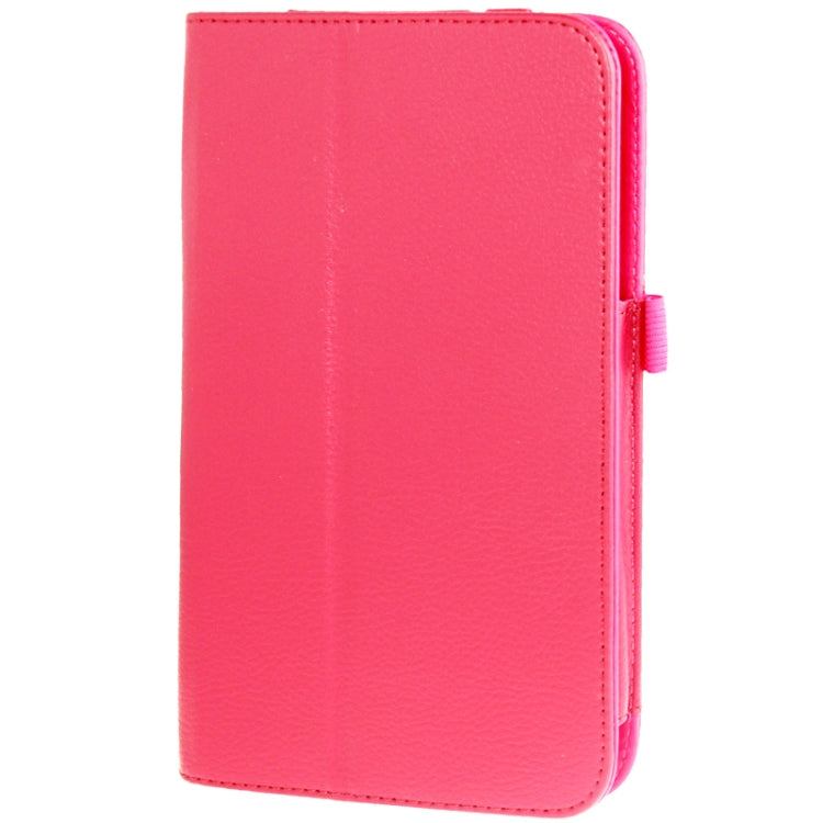 Litchi Texture Leather Case with Holder for Galaxy Tab 3 (8.0) / T3110 / T3100,