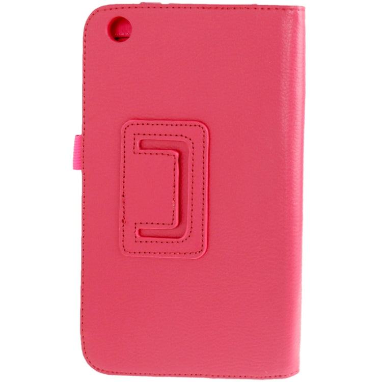 Litchi Texture Leather Case with Holder for Galaxy Tab 3 (8.0) / T3110 / T3100,