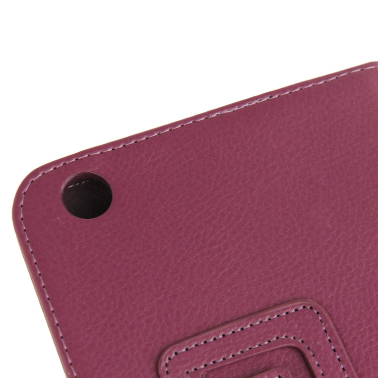 Litchi Texture Leather Case with Holder for Galaxy Tab 3 (8.0) / T3110 / T3100,