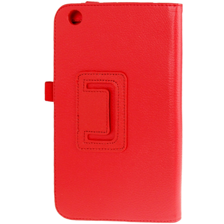 Litchi Texture Leather Case with Holder for Galaxy Tab 3 (8.0) / T3110 / T3100,
