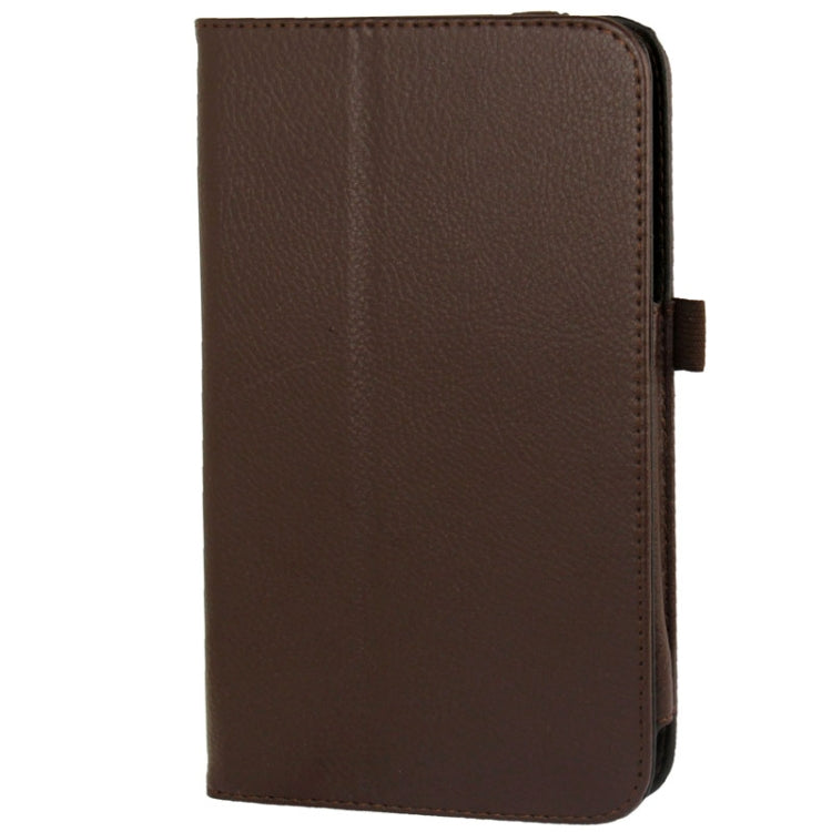 Litchi Texture Leather Case with Holder for Galaxy Tab 3 (8.0) / T3110 / T3100,