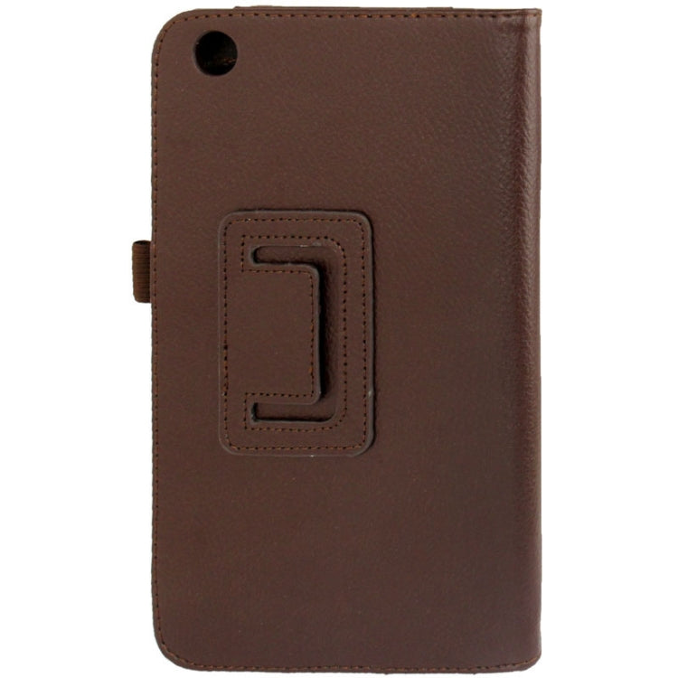Litchi Texture Leather Case with Holder for Galaxy Tab 3 (8.0) / T3110 / T3100,