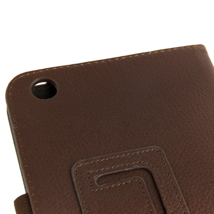 Litchi Texture Leather Case with Holder for Galaxy Tab 3 (8.0) / T3110 / T3100,