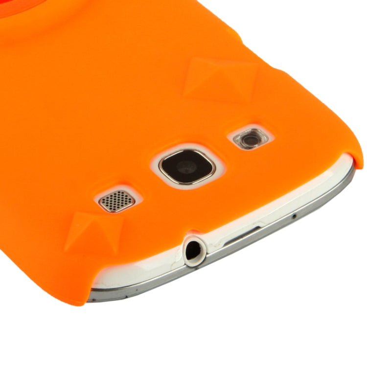 Anti-scratch Plastic Case with Rotation Angle Adjustment Viewing Holder for Galaxy S III / i9300