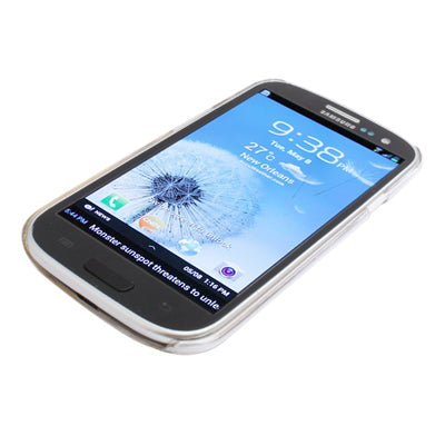 Peacock Pattern Diamond Encrusted Plastic Case for Galaxy SIII / i9300