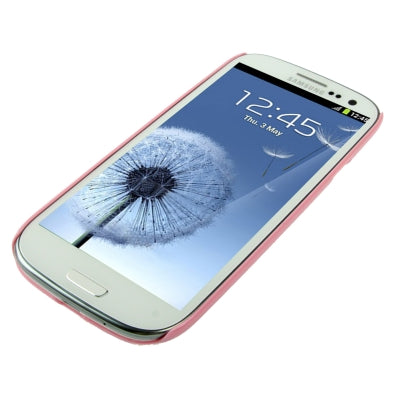 Flower Pattern Pearl Diamond Encrusted Plastic Case for Galaxy SIII / i9300