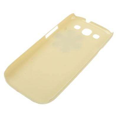 Flower Pattern Pearl Diamond Encrusted Plastic Case for Galaxy SIII / i9300