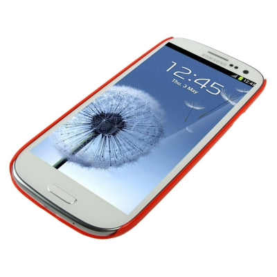 Flower Pattern Pearl Diamond Encrusted Plastic Case for Galaxy SIII / i9300